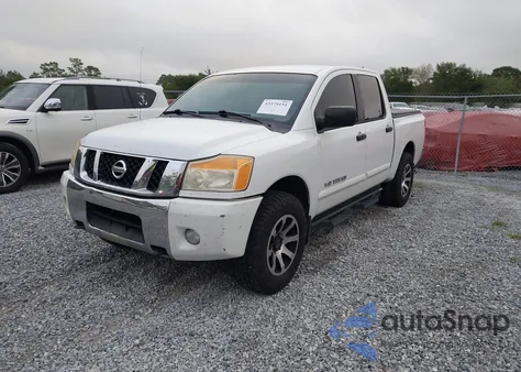 2012 Nissan Titan Sv из США, поврежденный, VIN 1N6BA0EC2CN330655